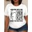 Plus Size - Women'S Plus Size Casual T-Shirt with Humorous Skeleton Quote - 