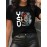 Women'S Casual Short Sleeve T-Shirt with Lion Graphic Design - 